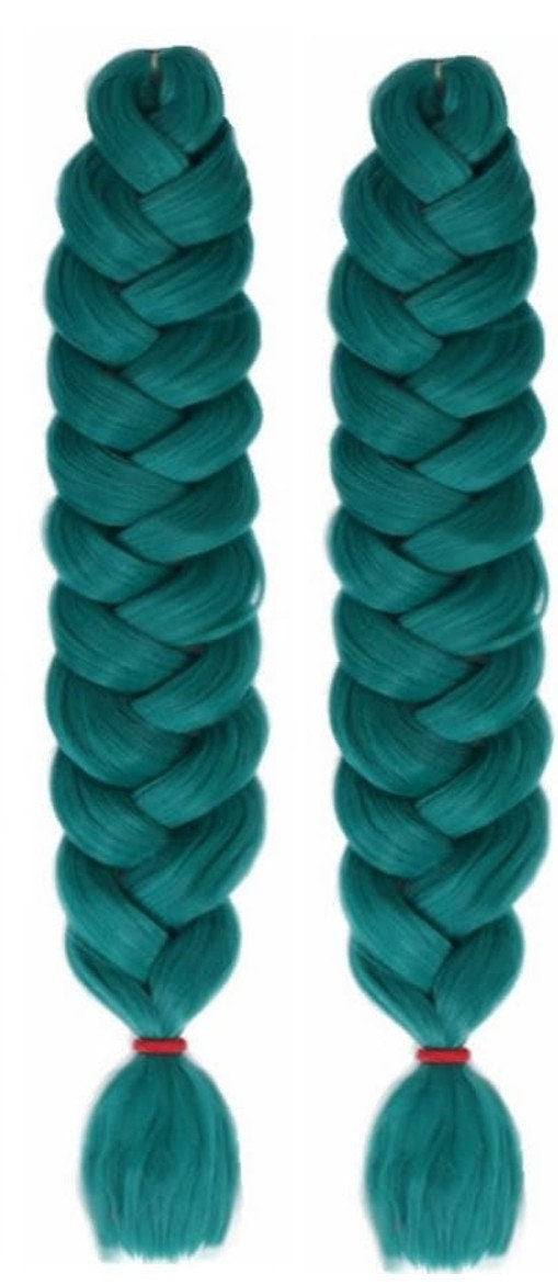 Extra Long 41 Inch Forest Green Jumbo Braid and Twist | Large Rapunzel  Festival Braid | Costume | Cosplay