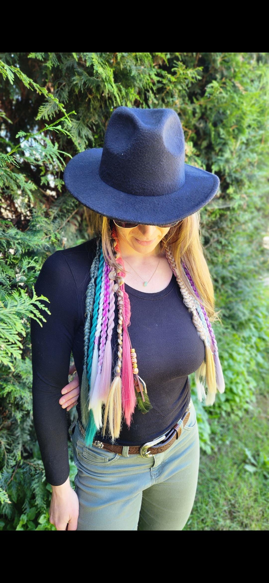 Rainbow Braid Single | Neon Mystery | Surprise | Ready to Ship