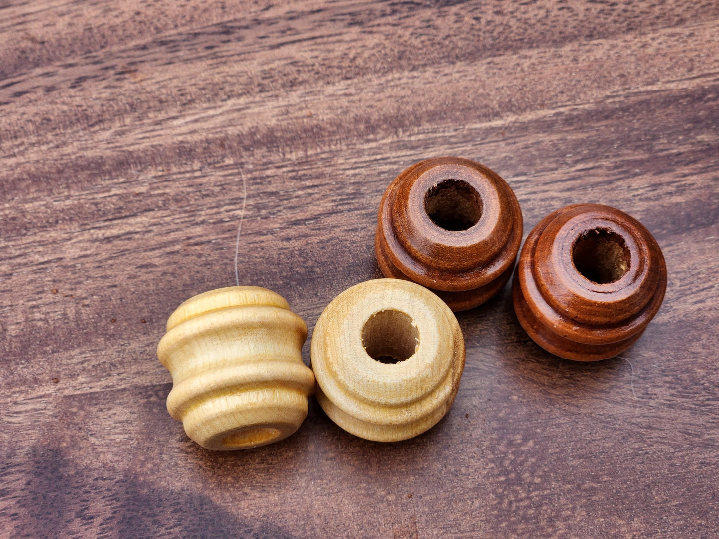 Large Dreadlock Hair Beads | Set of 2 or 4 with 10mm Hole