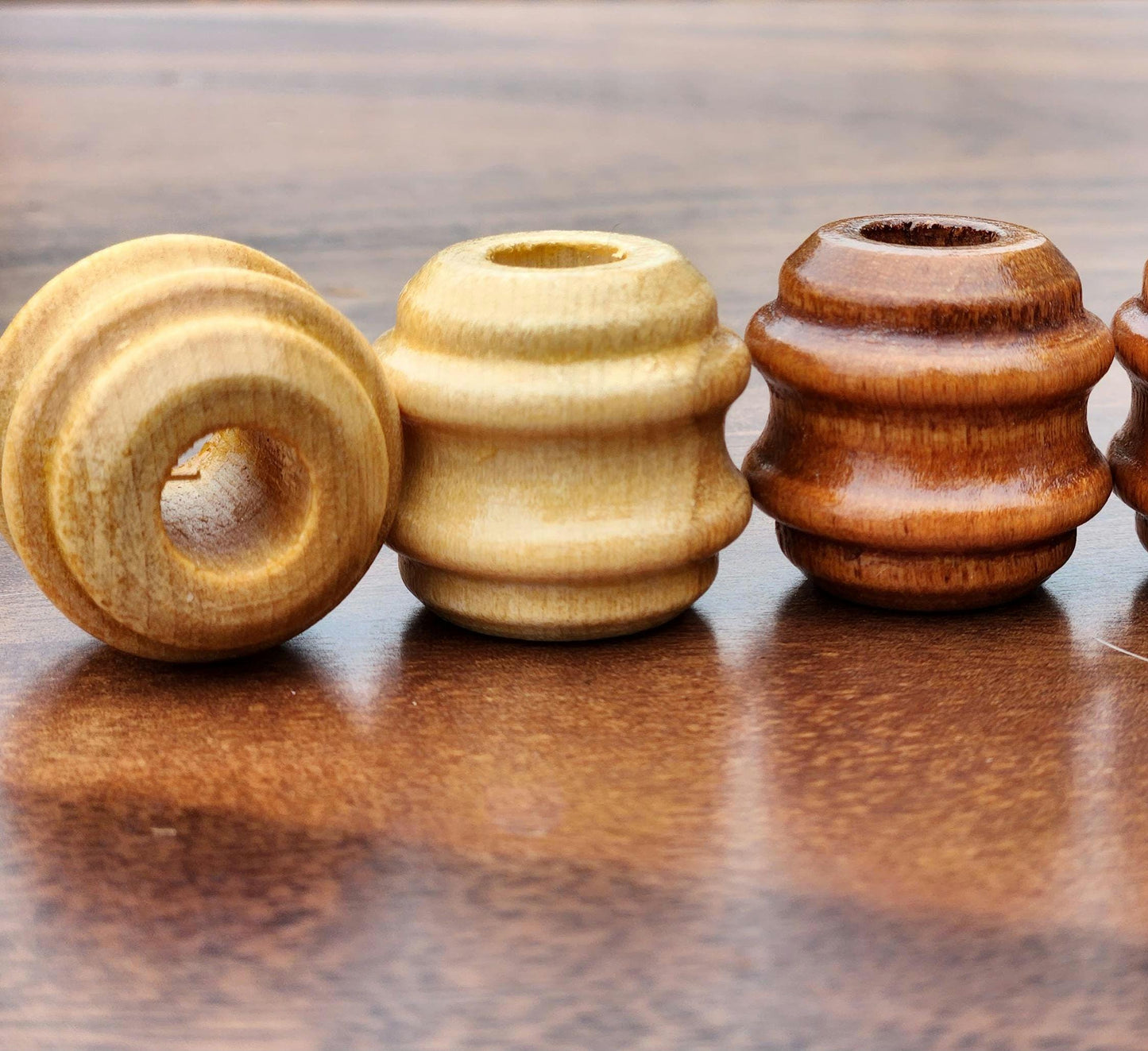 Large Dreadlock Hair Beads | Set of 2 or 4 with 10mm Hole