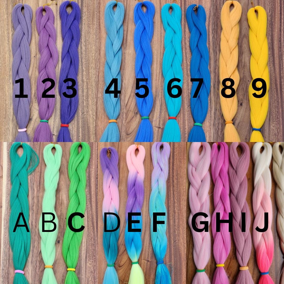 Synthetic Braiding Hair Single Pack | High-Heat Kanekalon Fiber, Itch-Free