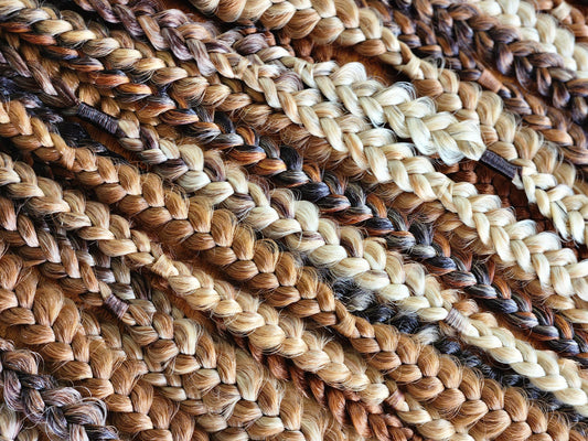 Natural Boho Braid Set |  Brown and Blonde SE Braid Extensions - Gift Set with Mixed Puffy and Fishtail Braids