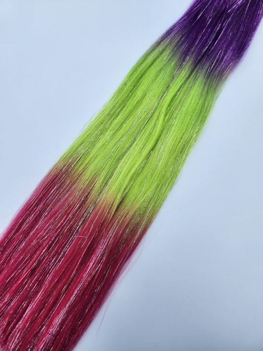 Sparkle Tinsel Braiding Hair Bundles | High-Heat Synthetic Kanekalon Fiber, Itch-Free