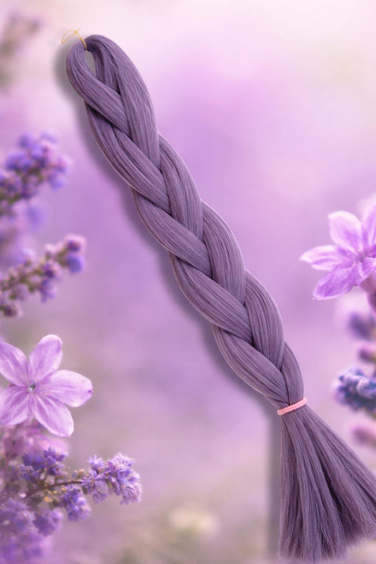 Paradise Drift Pink Blue Ombre Synthetic Braiding Hair Single Pack | High-Heat Kanekalon Fiber, Itch-Free