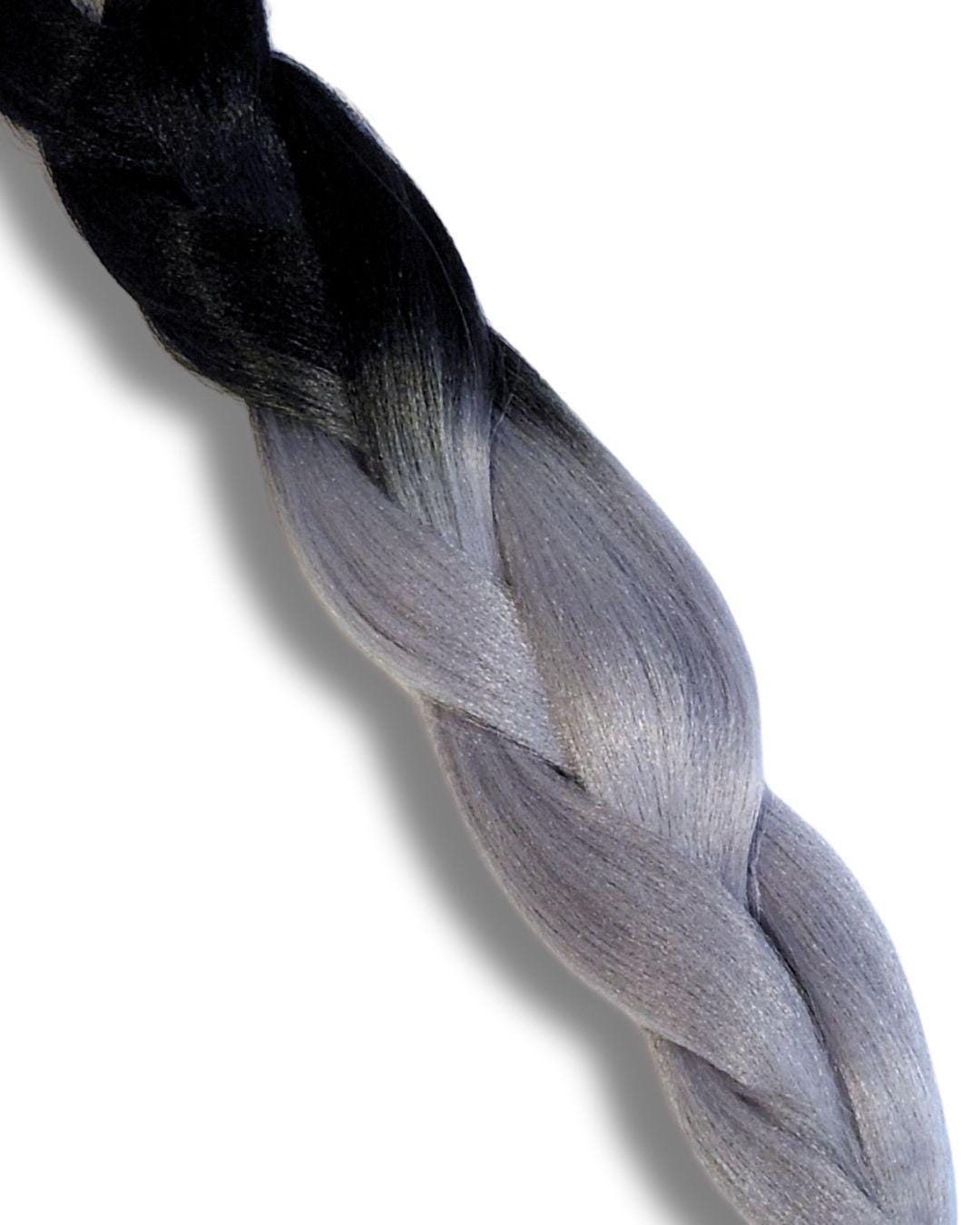 Raven Moon Ombre | Synthetic Braiding Hair Single Pack | High-Heat Henlon Fiber