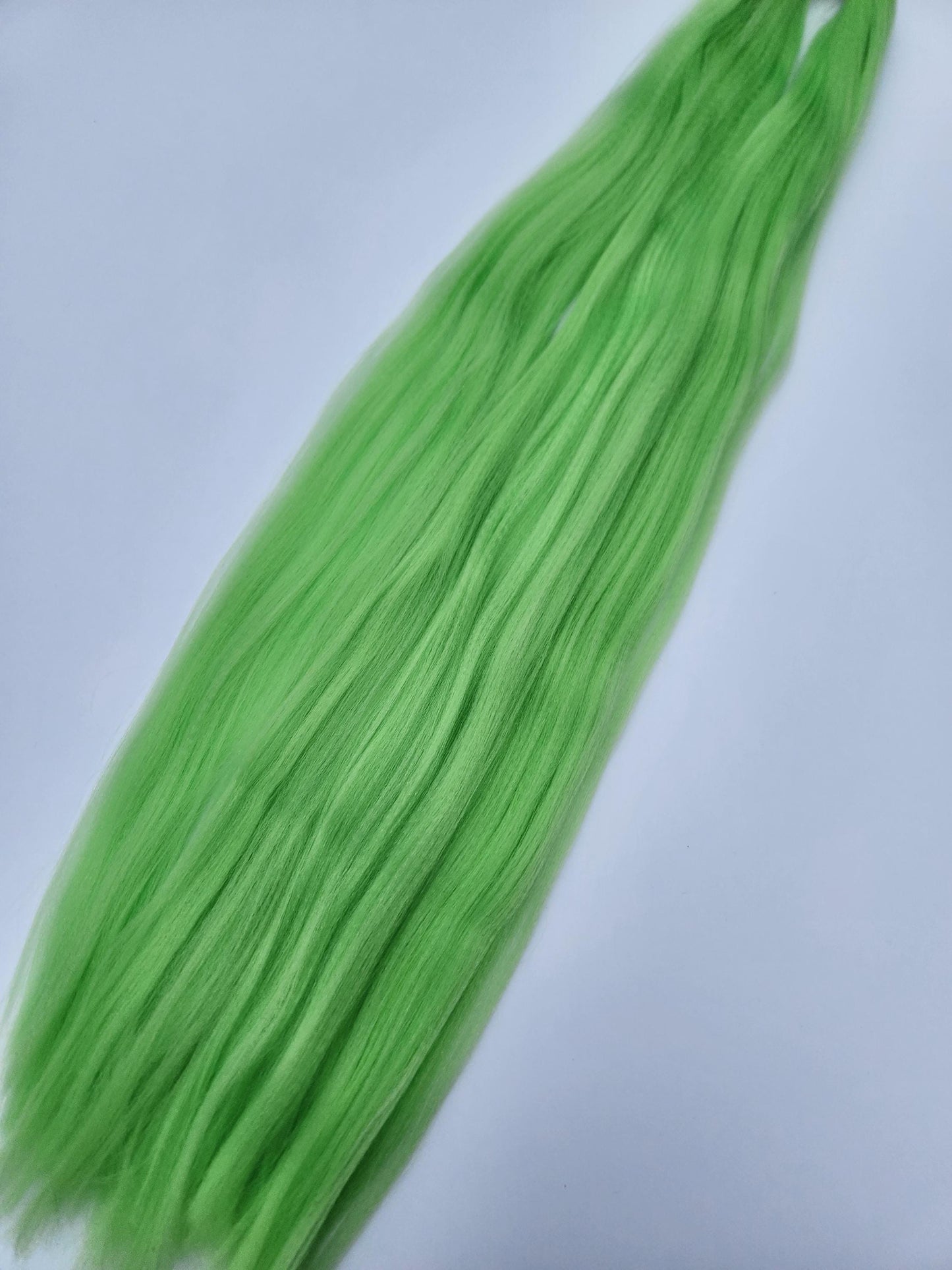 Green Braiding Hair Single Pack  | Premium High-Heat Synthetic Kanekalon Fiber, Itch-Free