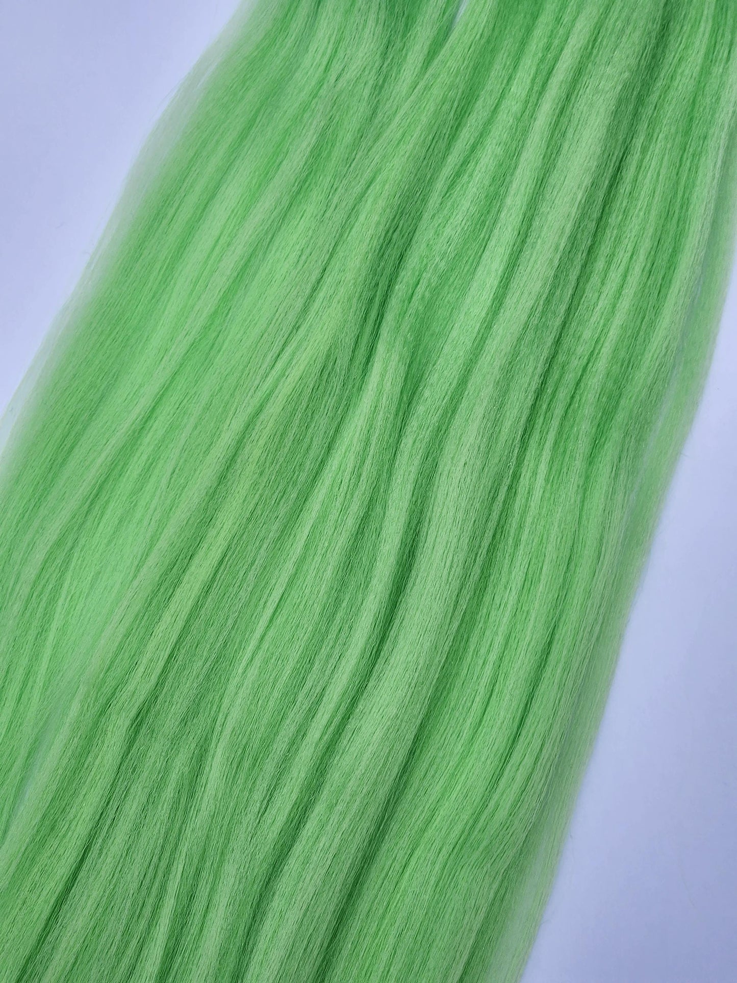 Green Braiding Hair Single Pack  | Premium High-Heat Synthetic Kanekalon Fiber, Itch-Free