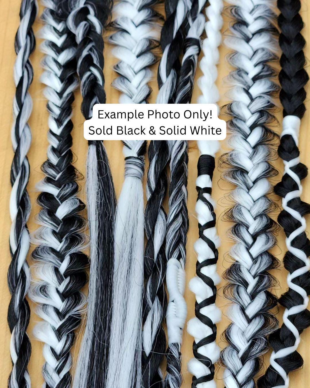 Black & Grey Ombre Braiding Hair | High Heat Synthetic Henlon