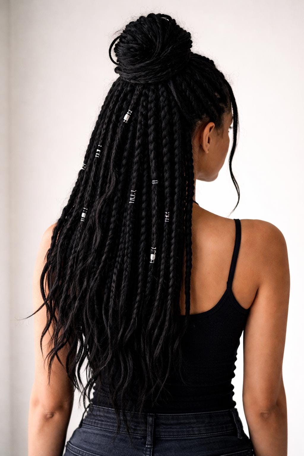 Raven Black | Synthetic Braiding Hair Single Pack | High-Heat Henlon Fiber