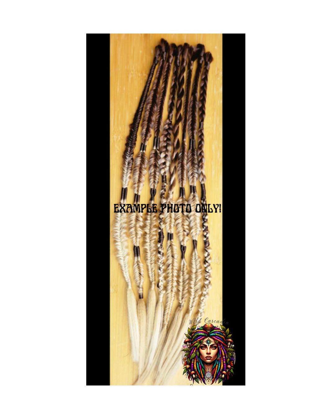 Wild Honey Ombre Braiding Hair | Medium Brown to Golden Blonde | High-Heat Henlon Fiber, 26"